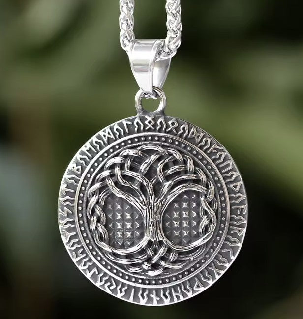 Wikinger Kette - Verknoteter Lebensbaum