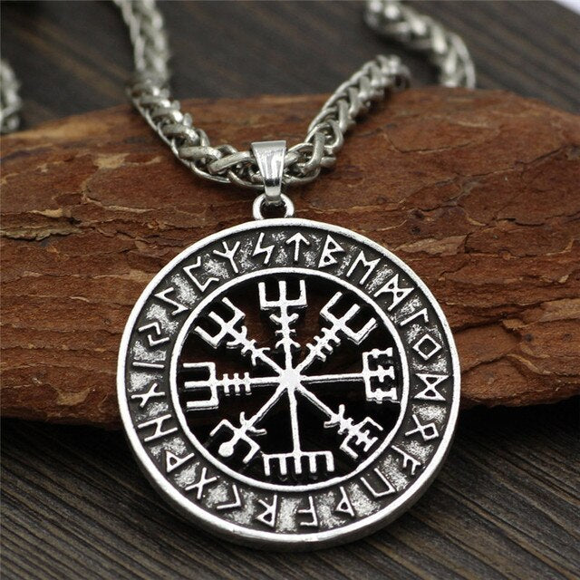 Wikinger Halskette - Vegvisir Runen