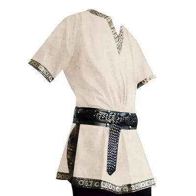 WIKINGER-TUNIKA – HEMD AUS BAUMWOLLE UND LEINEN