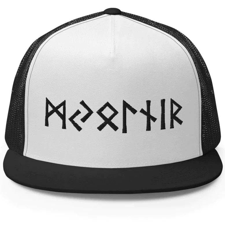 Wikinger Trucker Cap mit Mjolnir (Altes Futhark)