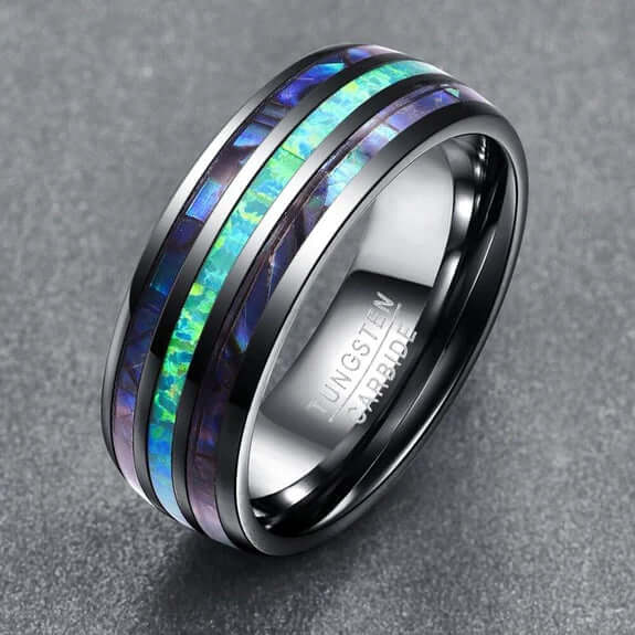 Wolfram Bifrost Abalone Ring
