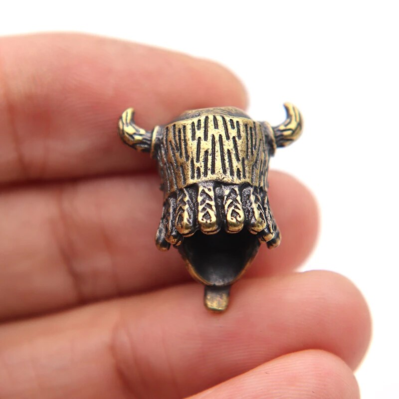 Piratentotenkopf Wikinger Perlen für Bärte