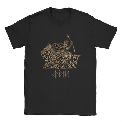 Wikinger T-Shirt - Odin & Sleipnir