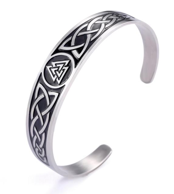 WIKINGERARMRING MIT VALKNUT-SYMBOL