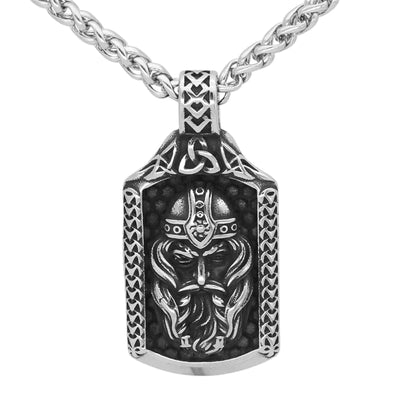 Odin Der Allvater Anhänger Halskette - Sterling Silber