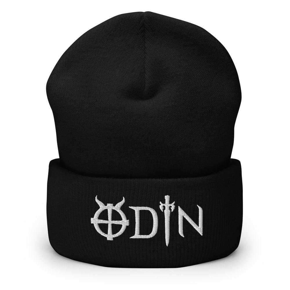 Wikinger Mütze mit Odin Gott Design