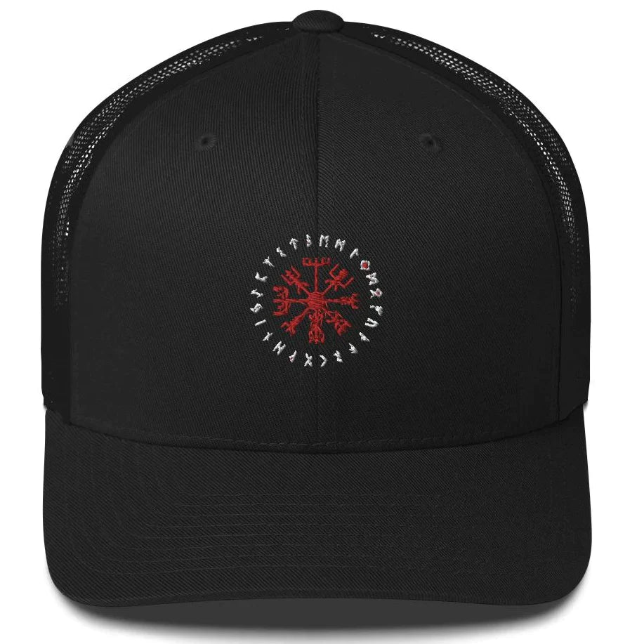Wikinger Trucker Cap mit dem Vegvisir Symbol