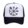 Wikingermütze mit dem Vegvisir-Symbol