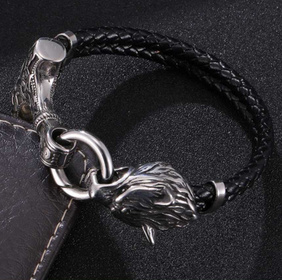 Wikinger Armband Mjölnir Wolf