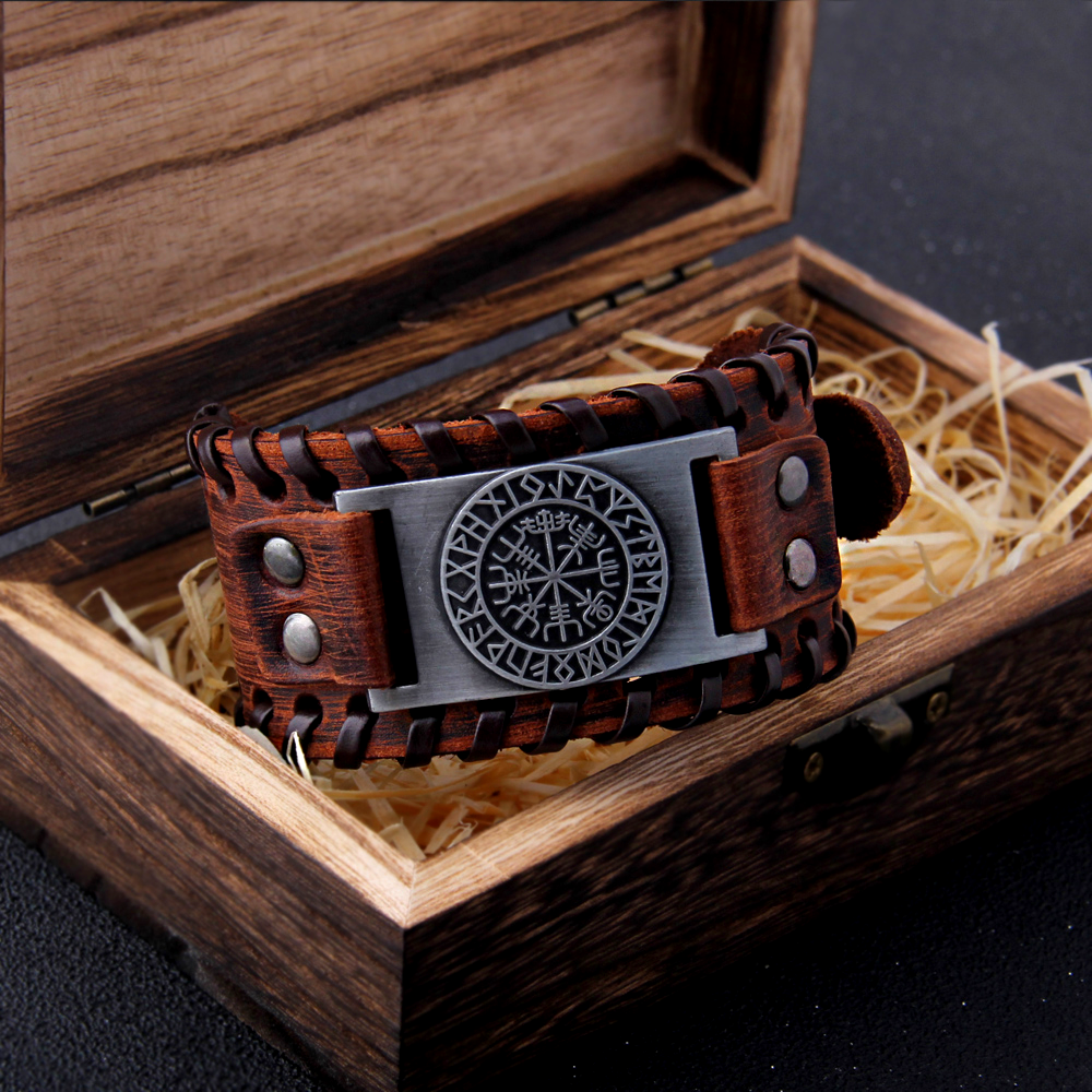 Wikinger Armband - Vegvisir Symbol
