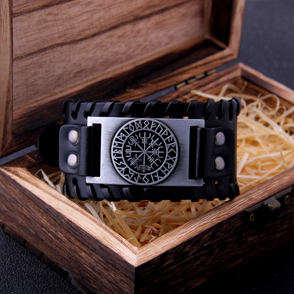 Wikinger Armband - Vegvisir Symbol