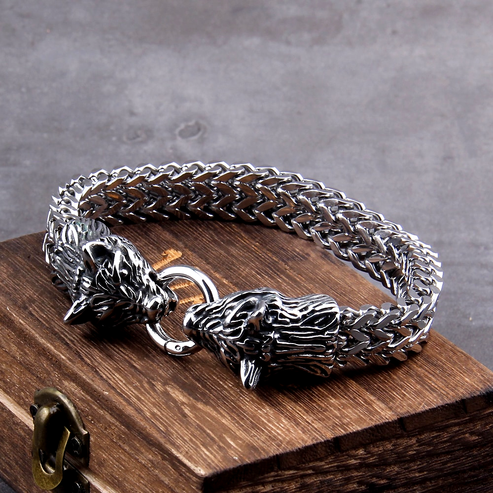 Wikinger Armband - Nordischer Wolf