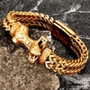 Wikinger Armband Goldener Mjölnir