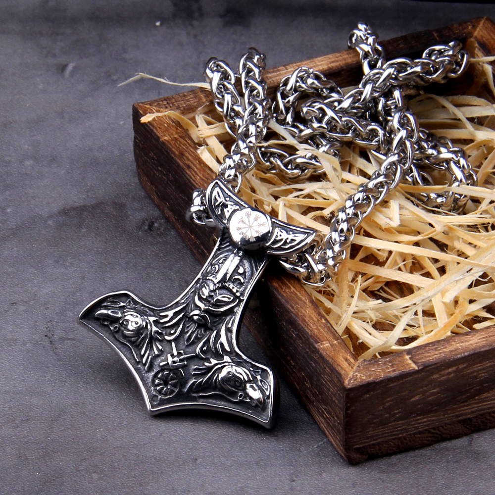 Thors Hammer Kette - Odins Rabe