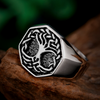 Wikinger Ring Yggdrasil Baum