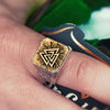 Wikinger Ring Valknut Symbol