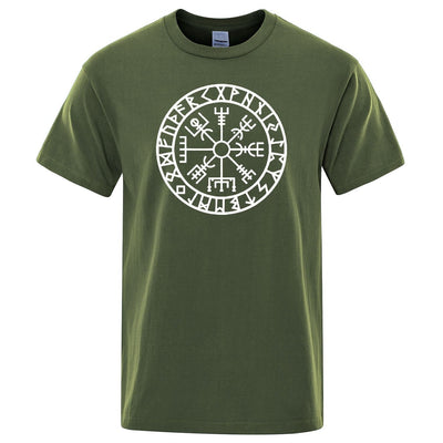 Wikinger T-Shirt Vegvisir Runenkreis